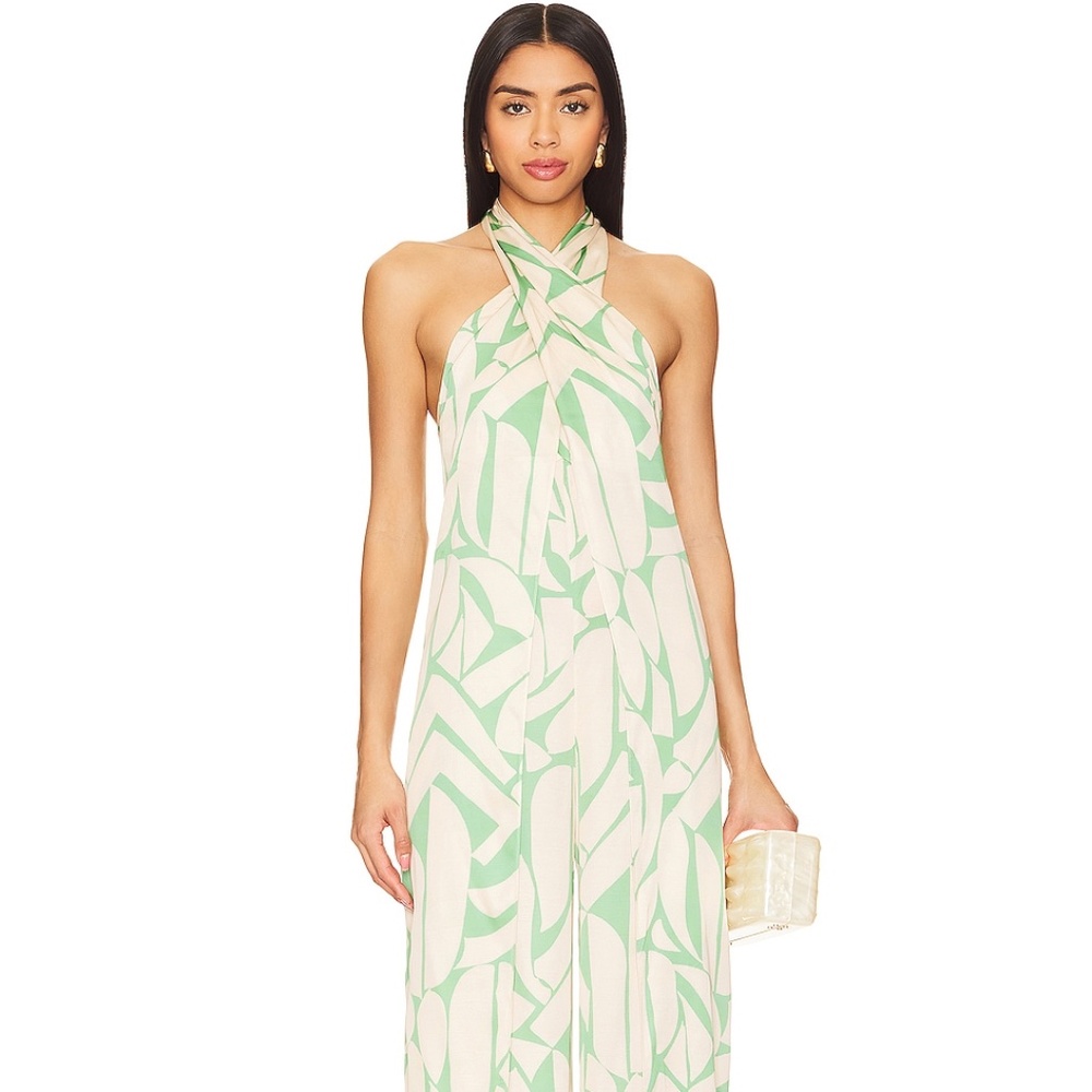 Alexis Seydou Jumpsuit in Green Mirage - Picture 2 of 13